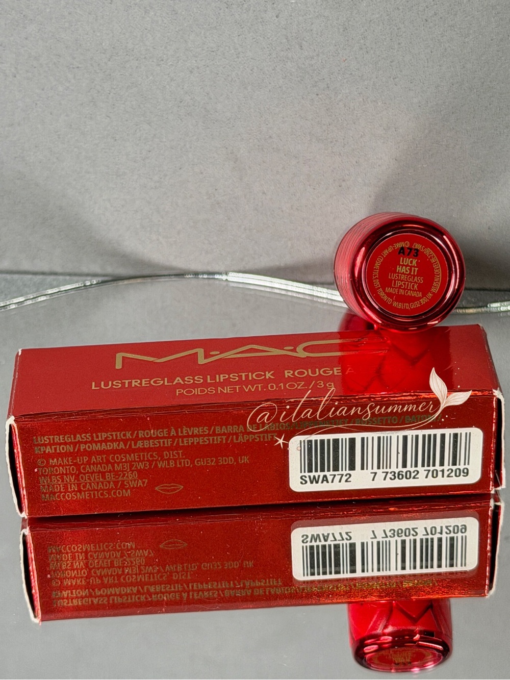 MAC Luck Has It Lustreglass Lipstick 2024 Lunar New Year Limited Edition BNIB - Picture 6 of 7